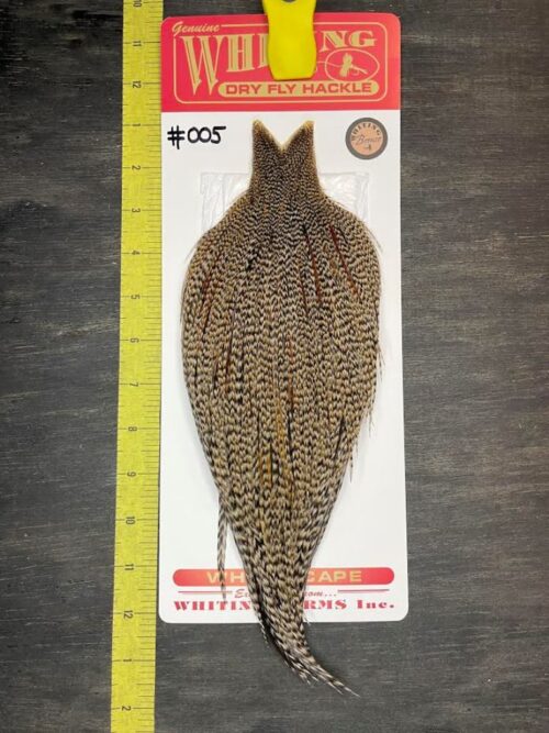 Whiting Dry Fly Cape - Bronze Grade - Hint of Cree #005