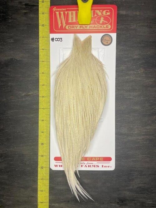Whiting Dry Fly Cape – Bronze Grade – White #003