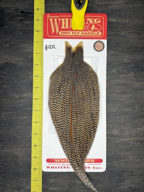 Whiting Dry Fly Cape - Bronze Grade - Hint of Cree #002