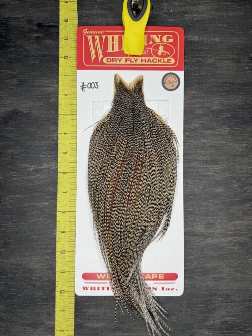 Whiting Dry Fly Cape - Bronze Grade - Hint of Cree #003