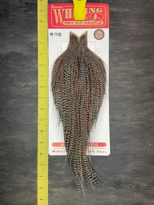 Whiting Dry Fly Cape - Bronze Grade - Hint of Cree #008