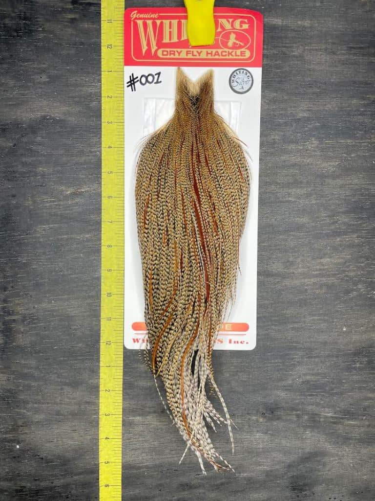 Whiting Dry Fly Cape - Silver Grade - Cree #001