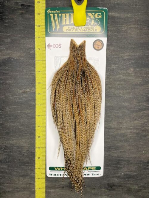 Whiting Hebert Miner Cape – Bronze Grade – Dun Grizzly #005