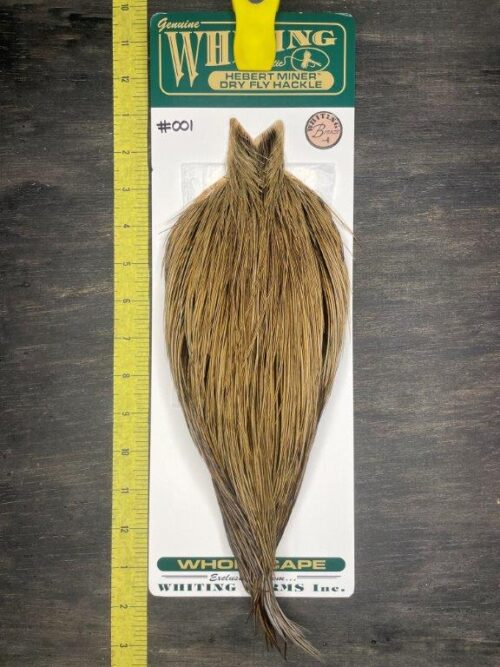 Whiting Hebert Miner Cape – Bronze Grade – Golden Badger #001