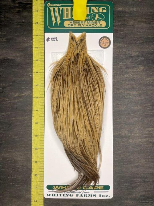 Whiting Hebert Miner Cape – Bronze Grade – Light Ginger Dun #002