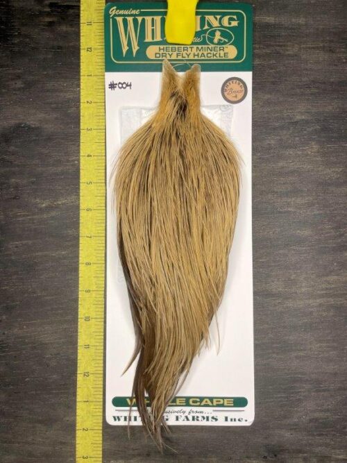 Whiting Hebert Miner Cape – Bronze Grade – Light Ginger Dun #004