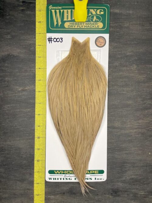 Whiting Hebert Miner Cape – Bronze Grade – Light Tan Dun #003