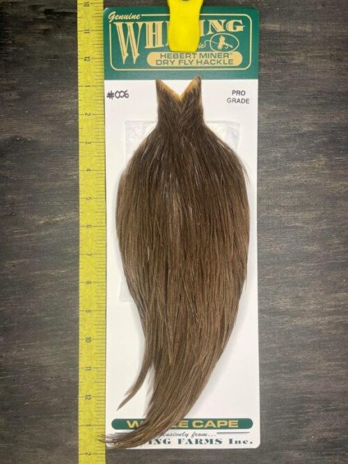 Whiting Hebert Miner Cape - Pro Grade - Dark Grey Dun #006