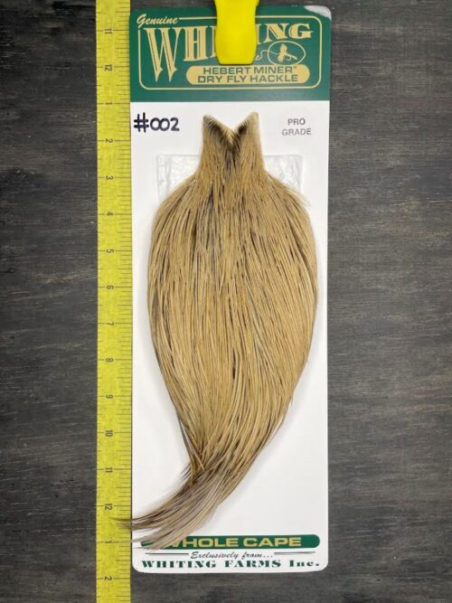 Whiting Hebert Miner Cape - Pro Grade - Dun Badger #002