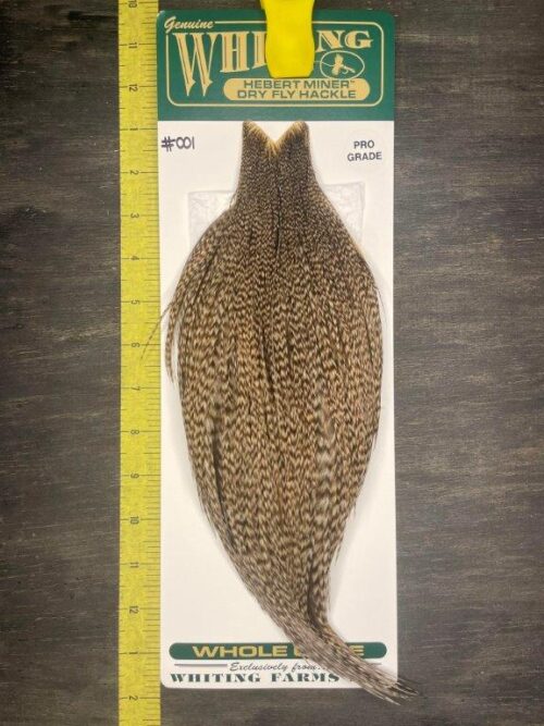 Whiting Hebert Miner Cape - Pro Grade - Dun Grizzly #001