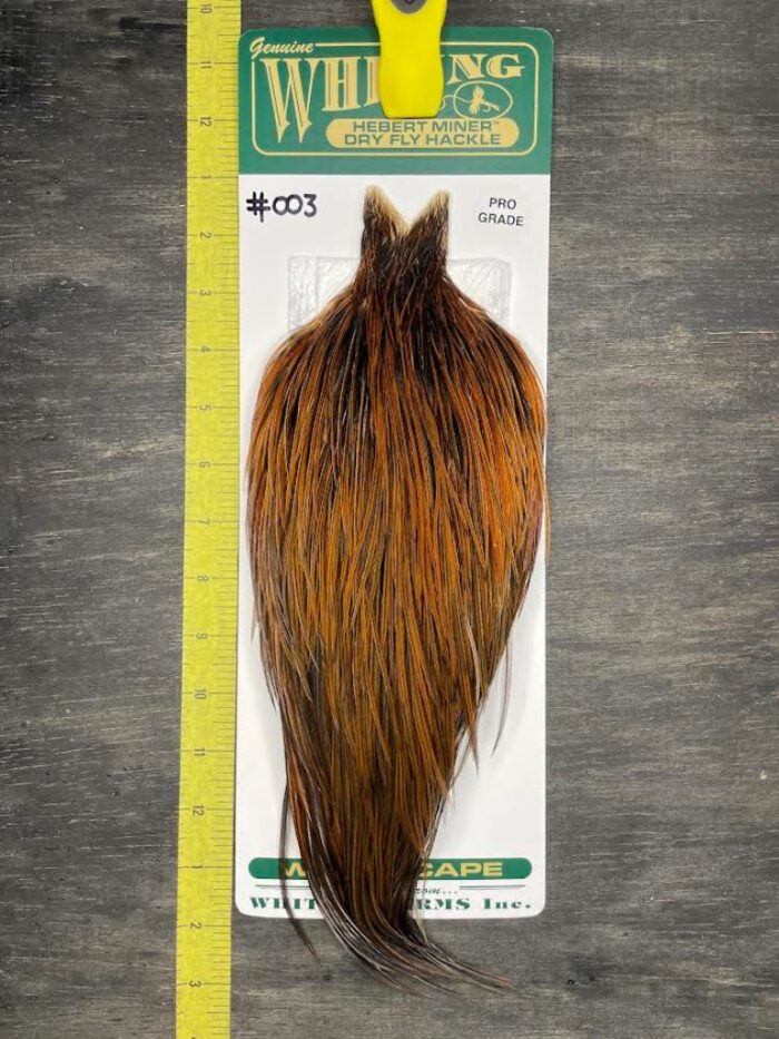 Whiting Hebert Miner Cape - Pro Grade - Rusty Dun #003