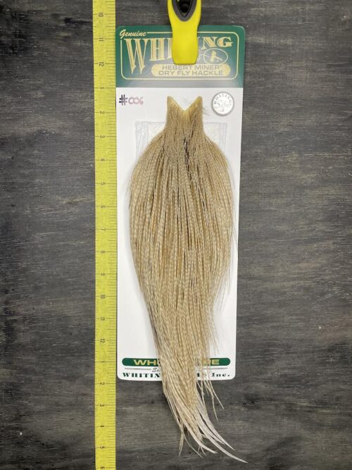 Whiting Hebert Miner Cape – Silver Grade – Dun Grizzly #006