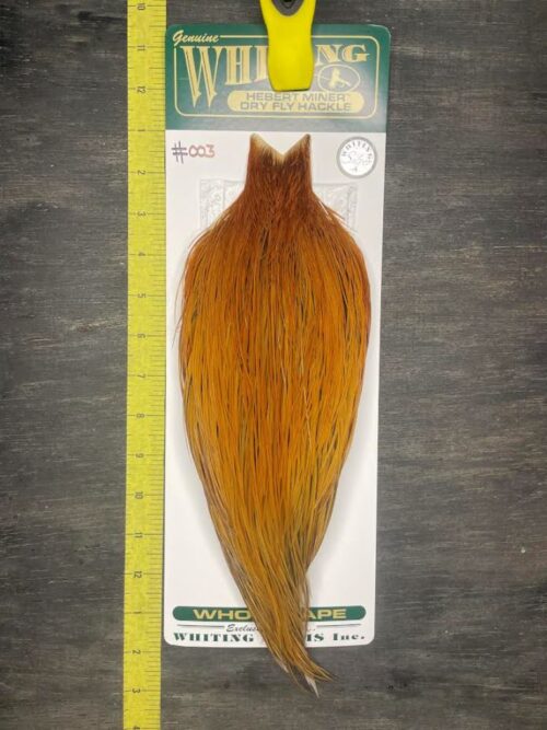 Whiting Hebert Miner Cape – Silver Grade – Light Brown #003