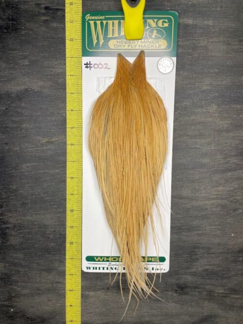 Whiting Hebert Miner Cape – Silver Grade – Light Ginger Dun #002