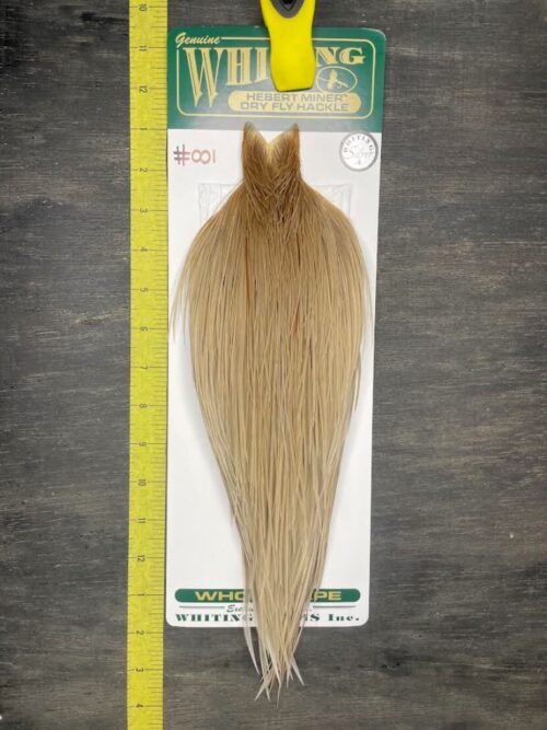 Whiting Hebert Miner Cape – Silver Grade – Light Tan Dun #001