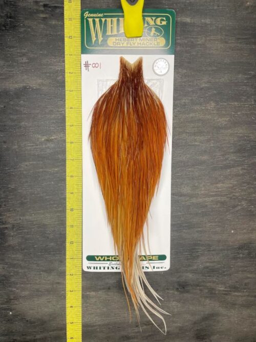Whiting Hebert Miner Cape – Silver Grade – Medium Ginger #001