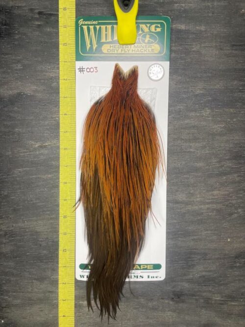 Whiting Hebert Miner Cape – Silver Grade – Rusty Dun #003