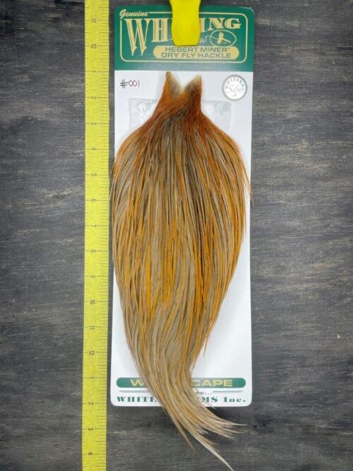 Whiting Hebert Miner Cape – Silver Grade – Rusty Dun #001