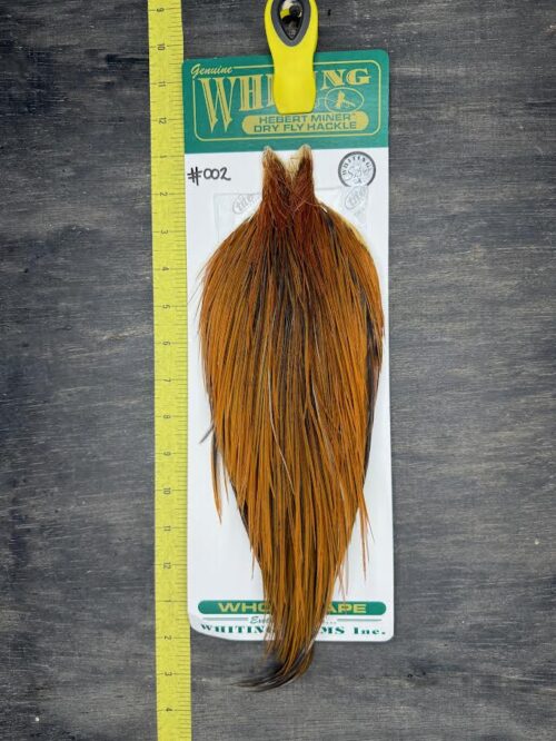 Whiting Hebert Miner Cape – Silver Grade – Rusty Dun #002