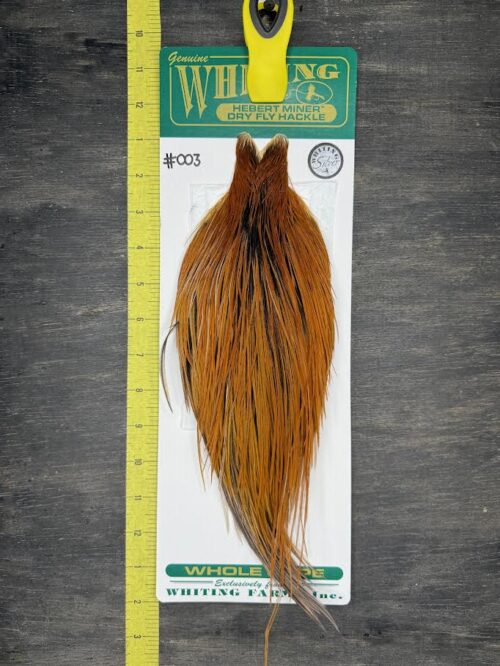 Whiting Hebert Miner Cape – Silver Grade – Rusty Dun #003