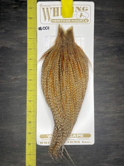 Whiting Heritage Dry Fly Cape - Dun Cree #001