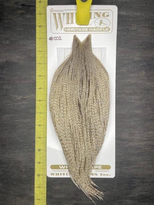 Whiting Heritage Cape - Grade #1 - Light Dun Grizzly #002