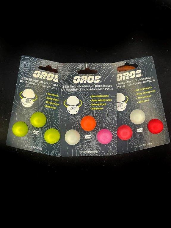 Oros Strike Indicator 3 Pack - Red/White, X-Small