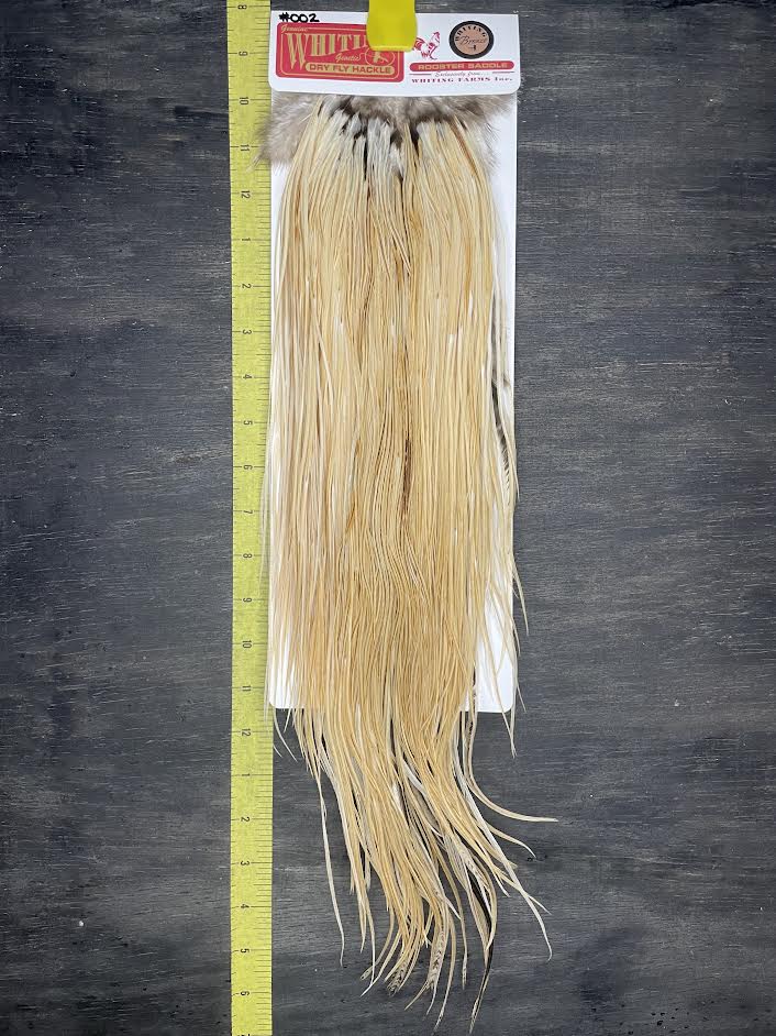 Whiting Dry Fly Saddle – Bronze Grade – Light Ginger #002