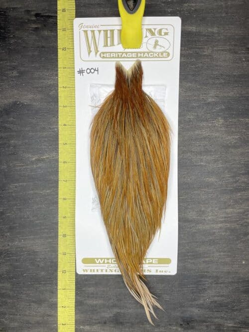 Whiting Heritage Dry Fly Cape - Rusty Dun #004