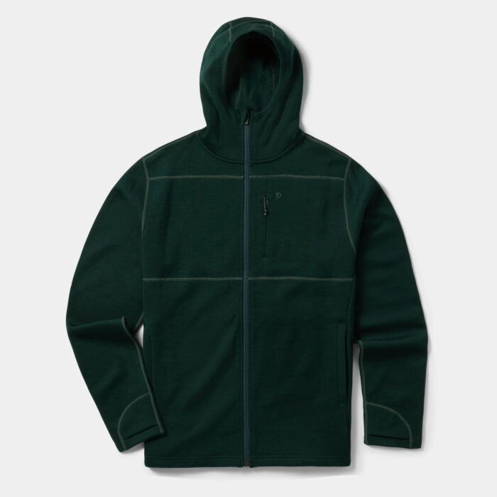 Duck Camp Barn Burner Zip Hoodie Pine Green