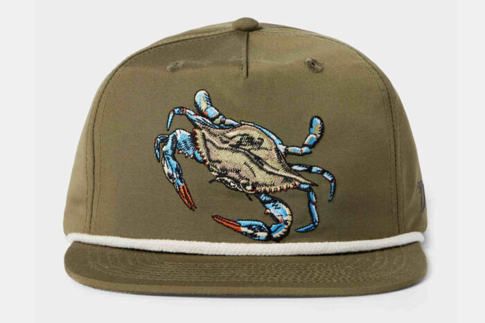 Duck Camp Grandpa Hat - Blue Crab