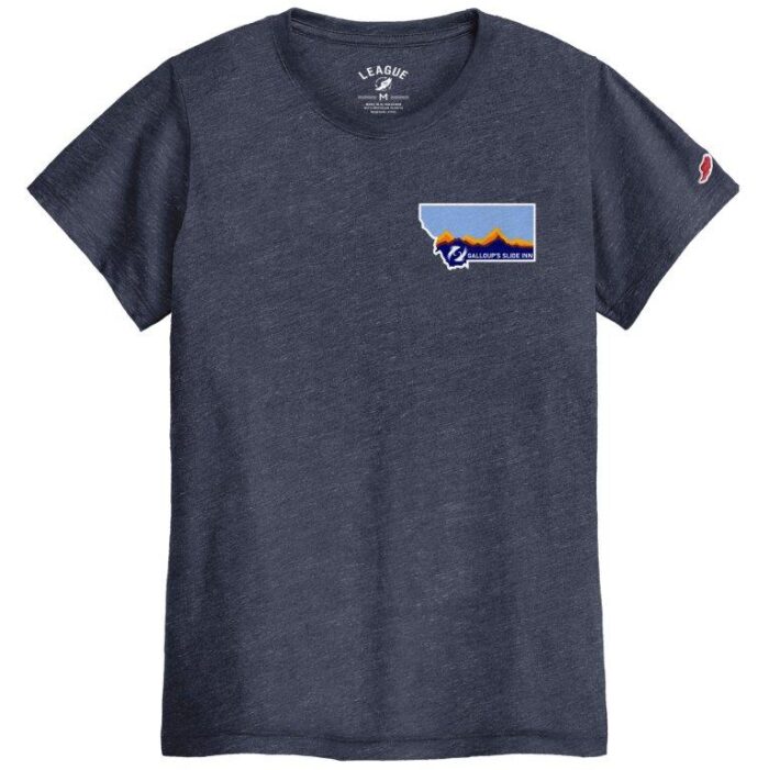 Slide Inn Intramural Classic Tee - Montana License - Navy