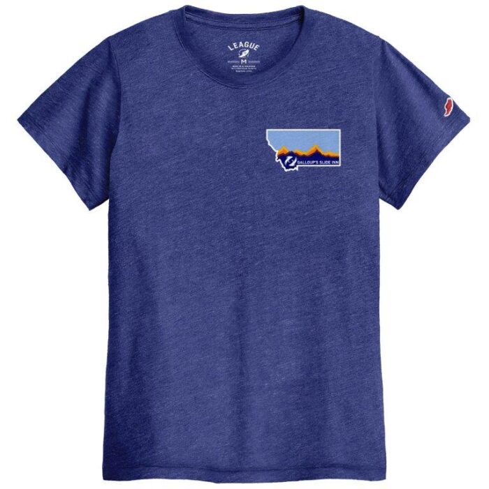 Slide Inn Intramural Classic Tee - Montana License - Royal Blue