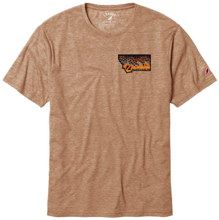 Slide Inn Reclaim Tee - Montana Brown Trout - Hazel