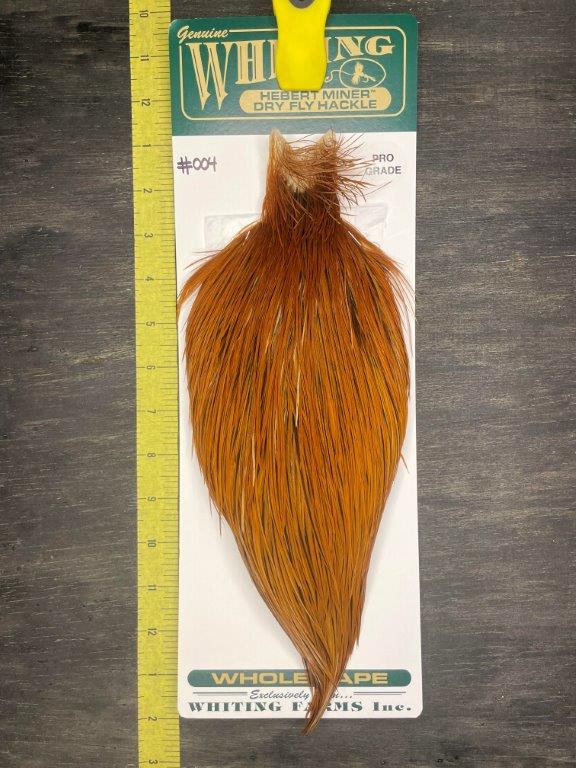 Whiting Hebert Miner Cape - Pro Grade - Medium Brown #004