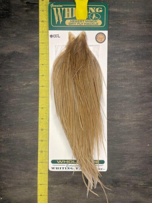 Whiting Hebert Miner Cape – Bronze Grade – Medium Brown Dun #002