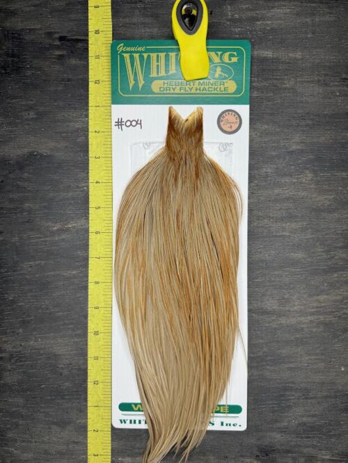 Whiting Hebert Miner Cape – Bronze Grade – Medium Brown Dun #004