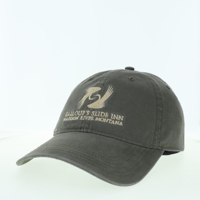 Slide Inn Hat Moss Green Leather Strap