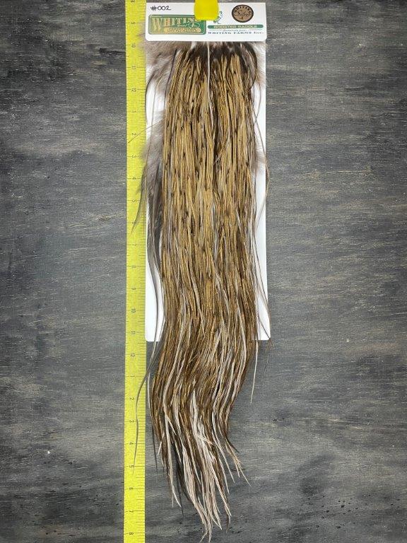 WHITING】Hebert Silver Grade Cape Medium Brown Dun