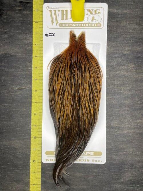 Whiting Heritage Dry Fly Cape - Rusty Dun #006