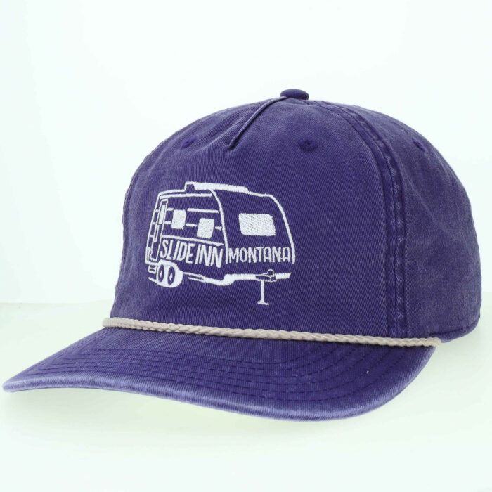 Slide Inn Skully Hat - Plum