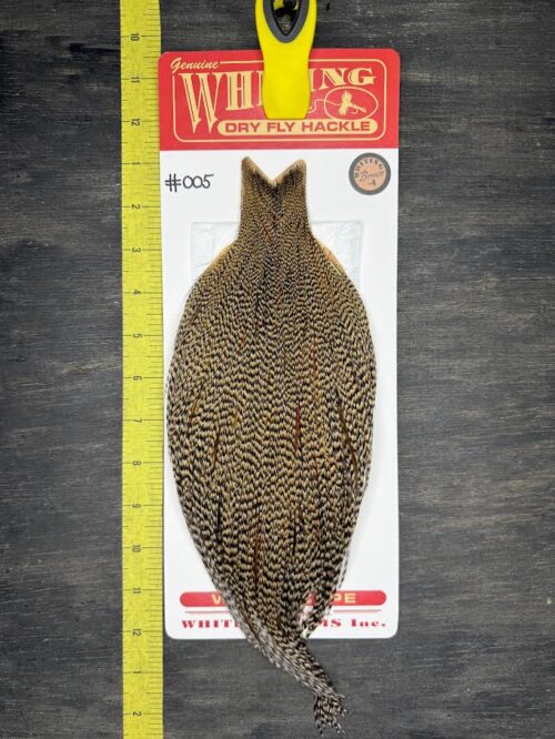 Whiting Dry Fly Cape - Bronze Grade - Cree #005