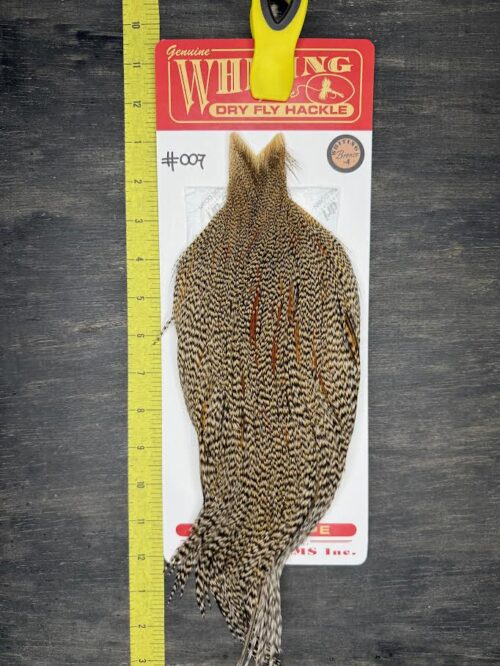Whiting Dry Fly Cape - Bronze Grade - Cree #007