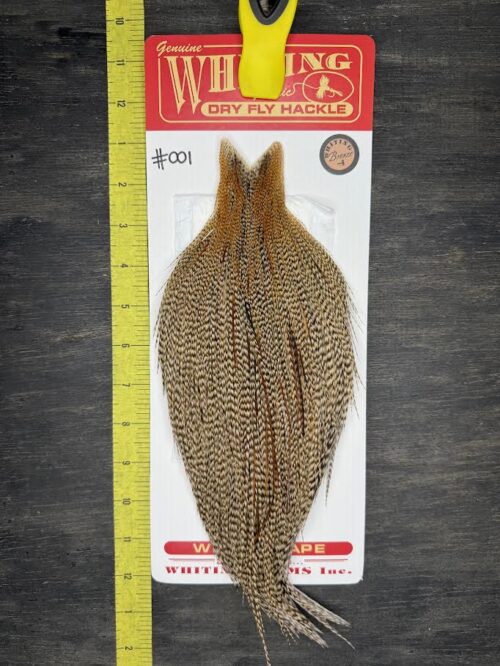 Whiting Dry Fly Cape - Bronze Grade - Dun Cree #001
