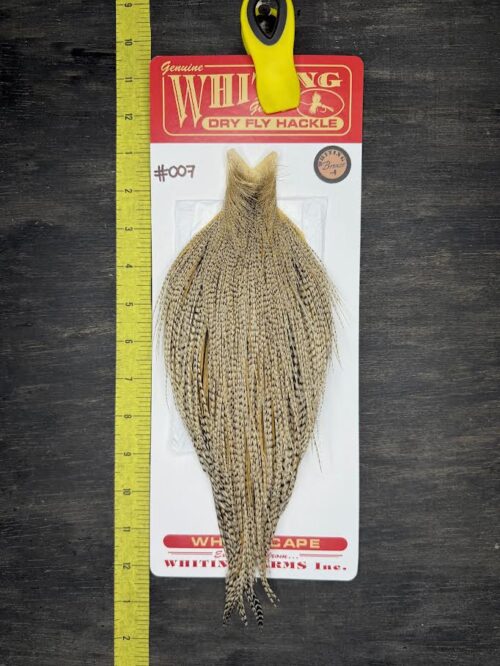 Whiting Dry Fly Cape – Bronze Grade – Unique Variant #007