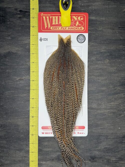 Whiting Dry Fly Cape - Silver Grade - Hint of Cree #001
