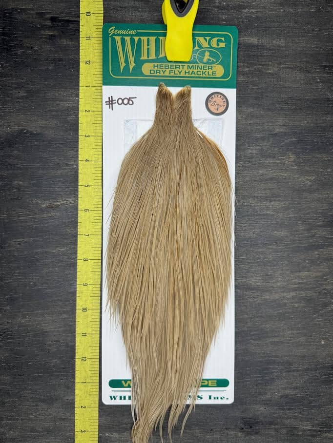 Whiting Hebert Miner Cape – Bronze Grade – Medium Brown Dun #005