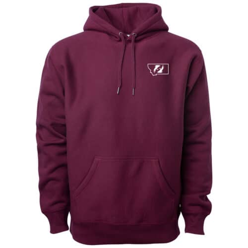 Slide Inn Heavyweight Hoody - Maroon