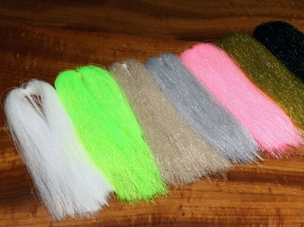 Finesse Fiber for fly tying predator flies wings and flash accents