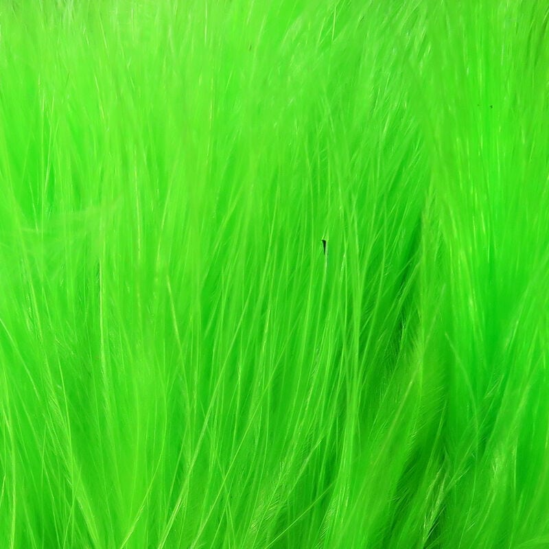 Fl. Green marabou for tying.
